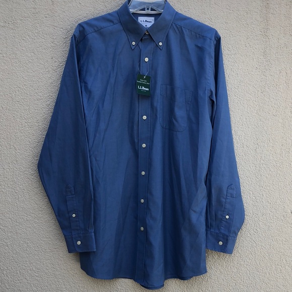L.L. Bean Other - NWT! / L.L. BEAN - Easy Care Sueded Cotton Button Down Shirt
